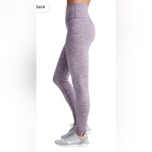 Lole sz L Purple Half Moon Jungle Night Heather High Waist Leggings